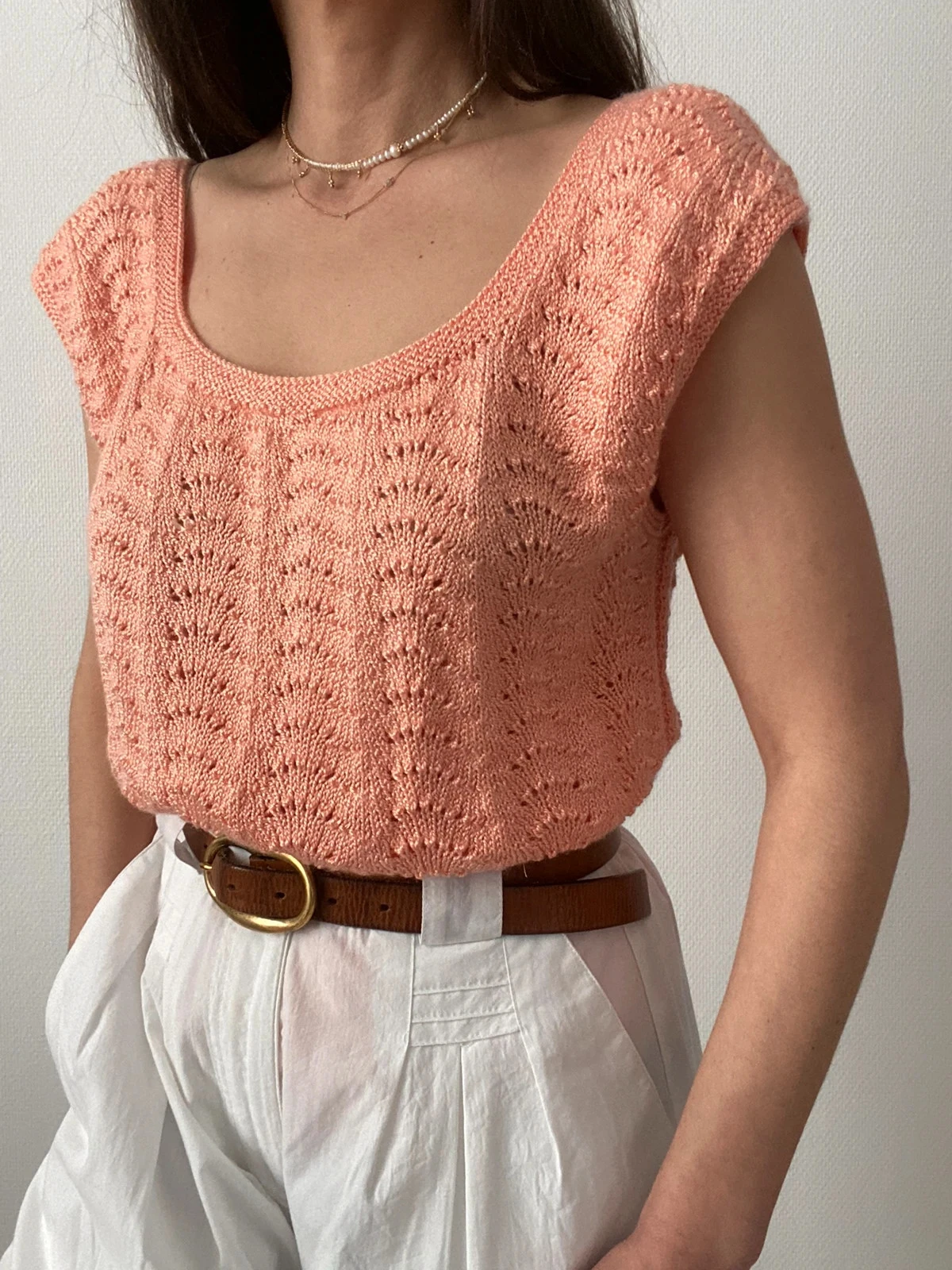 🌺Knit style sleeveless top – photo 9